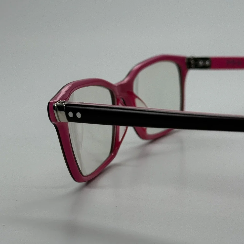 M+ 3011 Blkpk Eyeglasses Frame Only 50-16-142 Black Pink 980138673 Full Rim